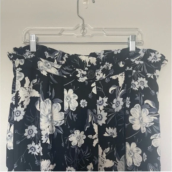 Who What Wear women’s size 16 black floral pants - Picture 7 of 8